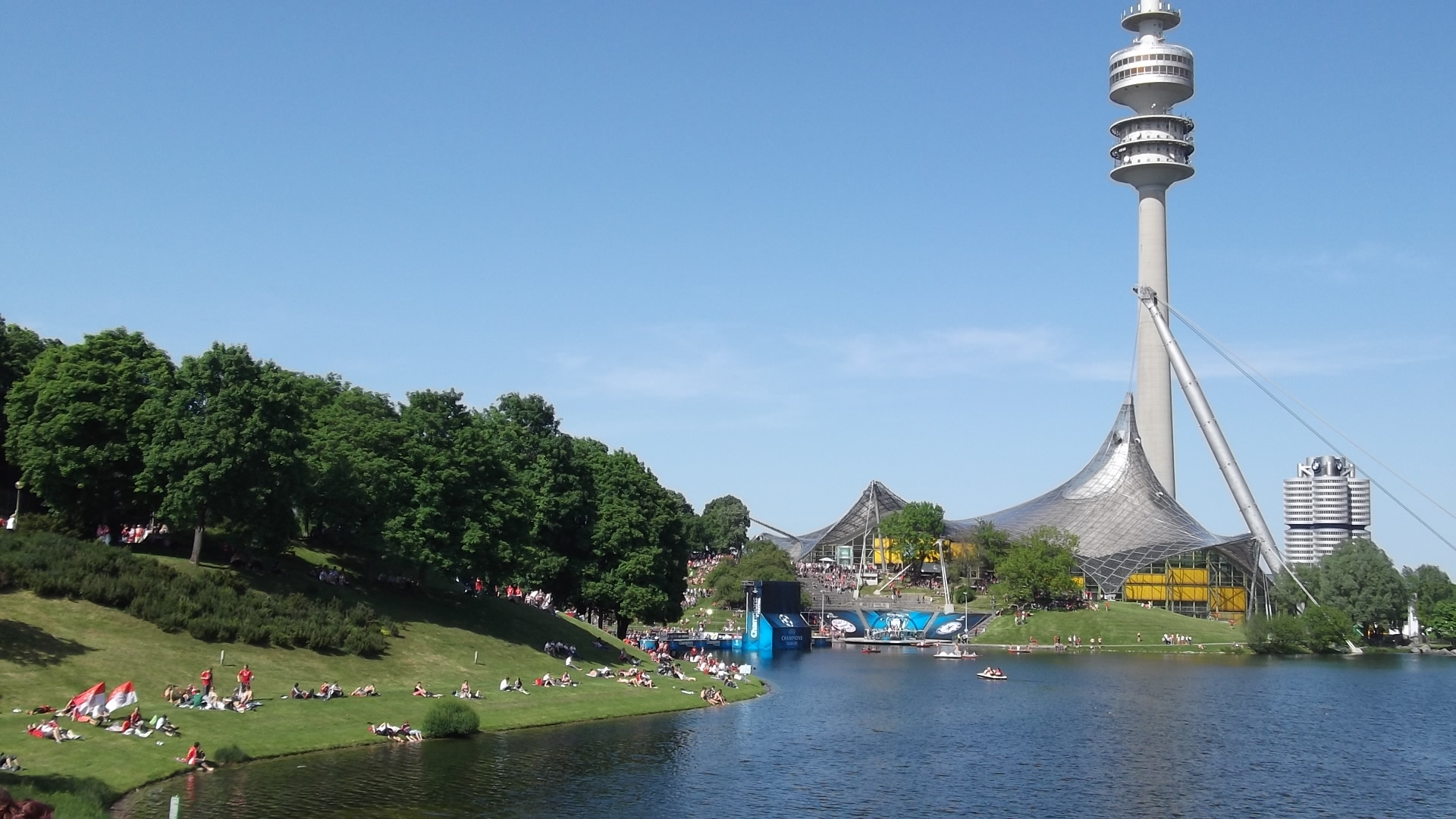 München Olympiapark am Tag des CL Endspiels 2012