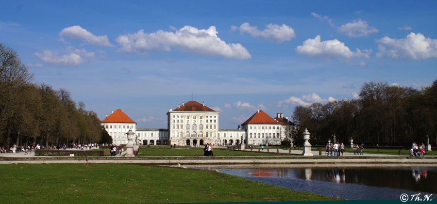 München, Schloss Nymphenburg im April