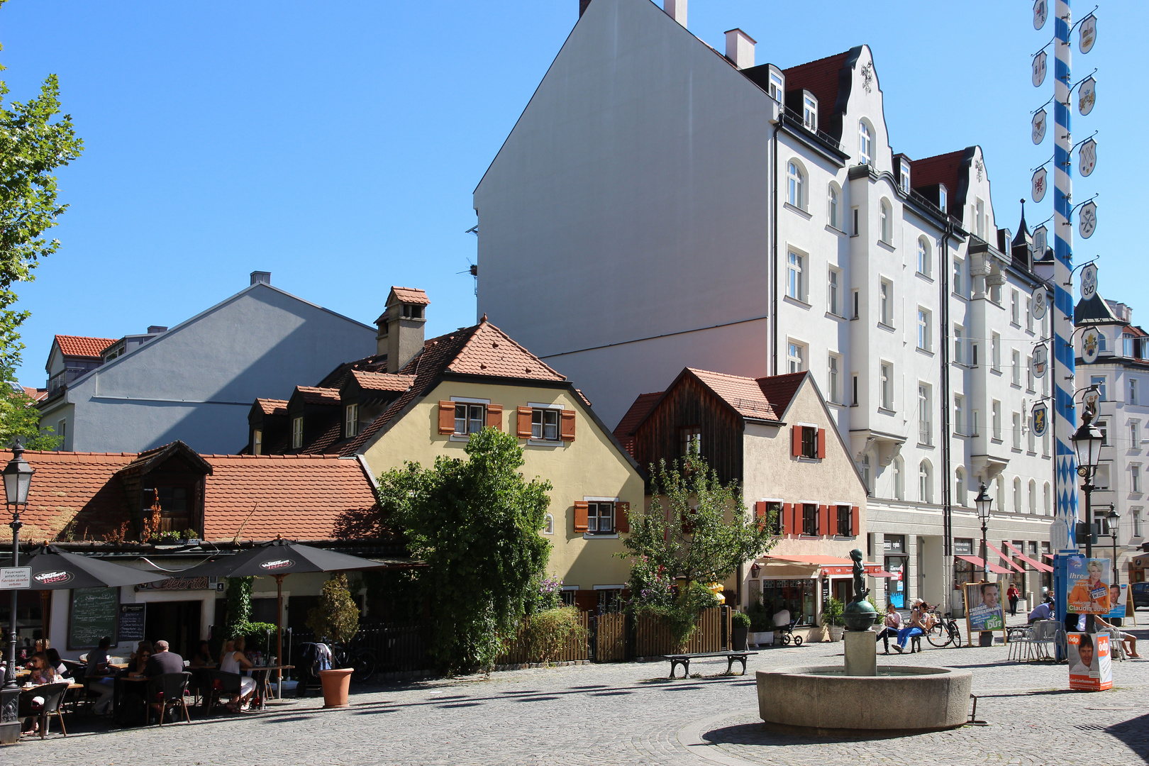 München - Stadtteil Haidhausen - Wiener Platz - Herbergen