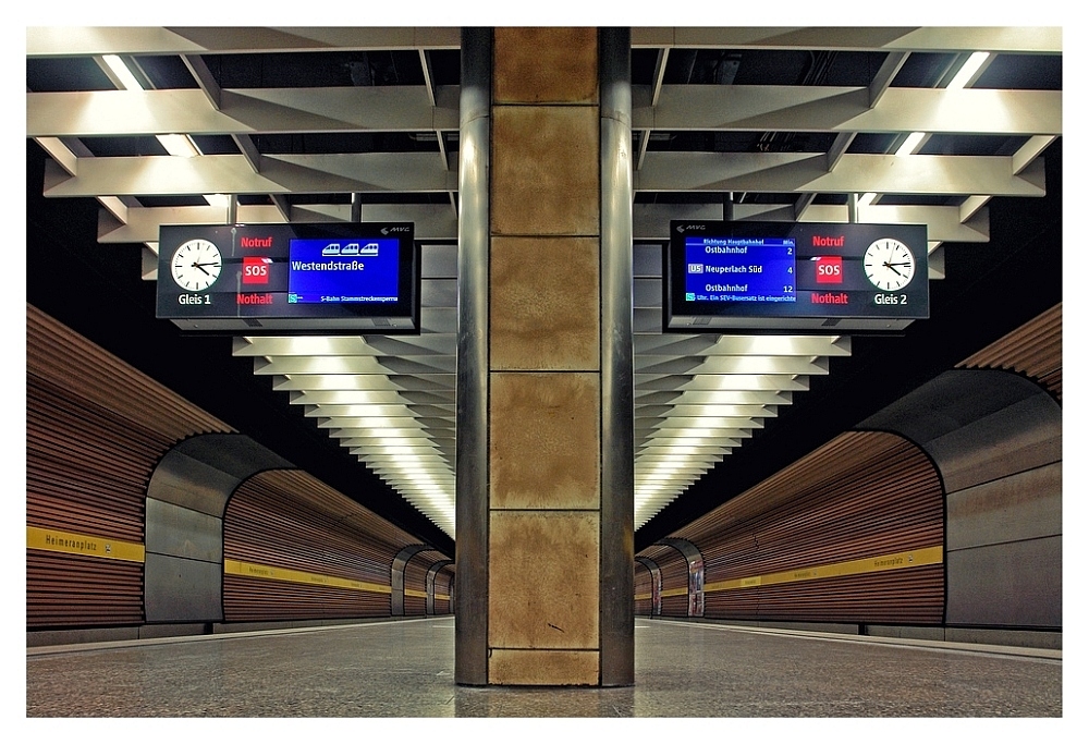 München U-Bahn Heimeranplatz