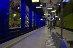 München Ubahn bei Nacht 3