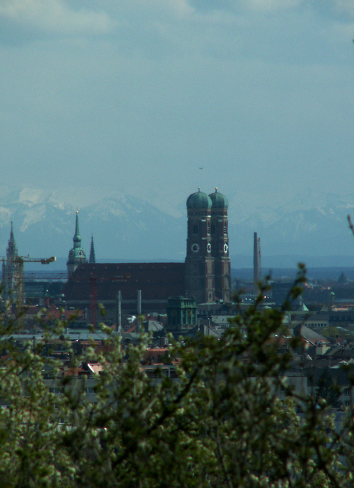 München und die Berge