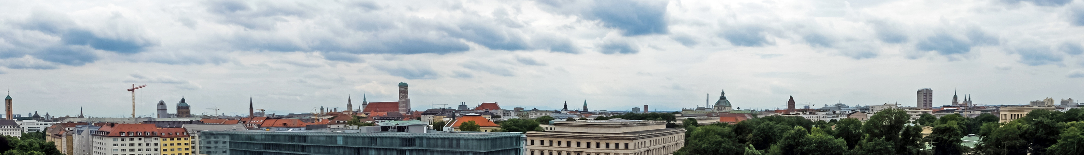 München unter Wolken