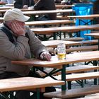 München, Viktualienmarkt, Biergarten