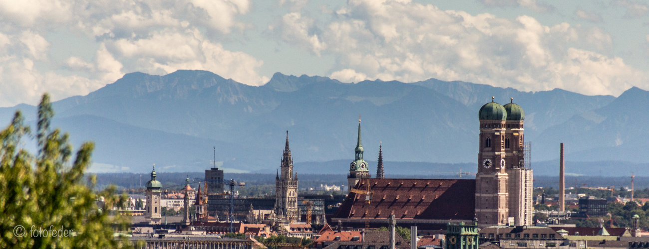 München vom Olympiaberg