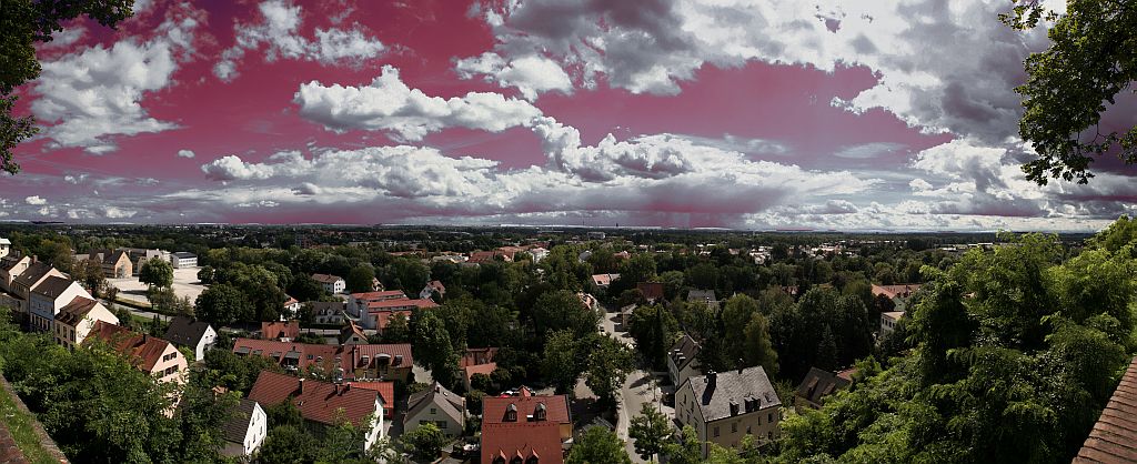 München vom Schloss Dachau