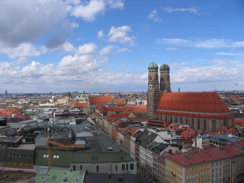 München von oben gesehen