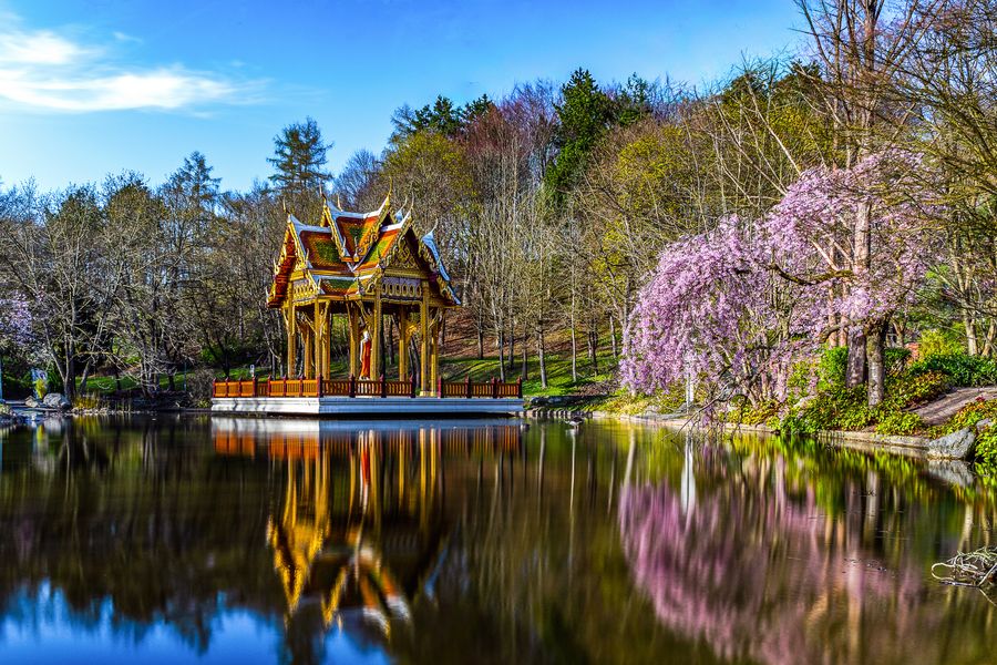 München Westpark im Frühling