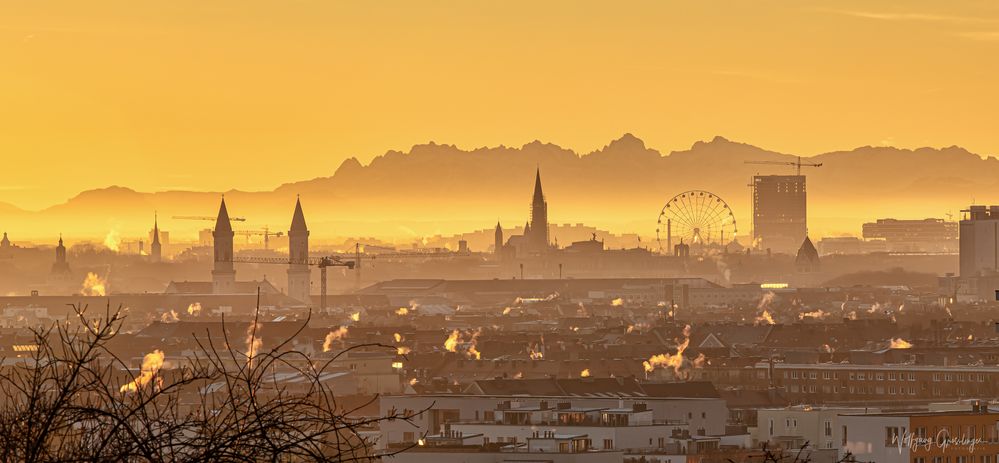 München zur wohl schönsten Tageszeit