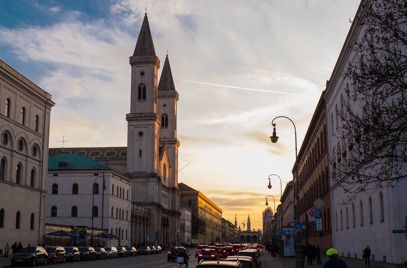 Münchener Abendlicht