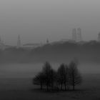 Münchener Altstadt Skyline