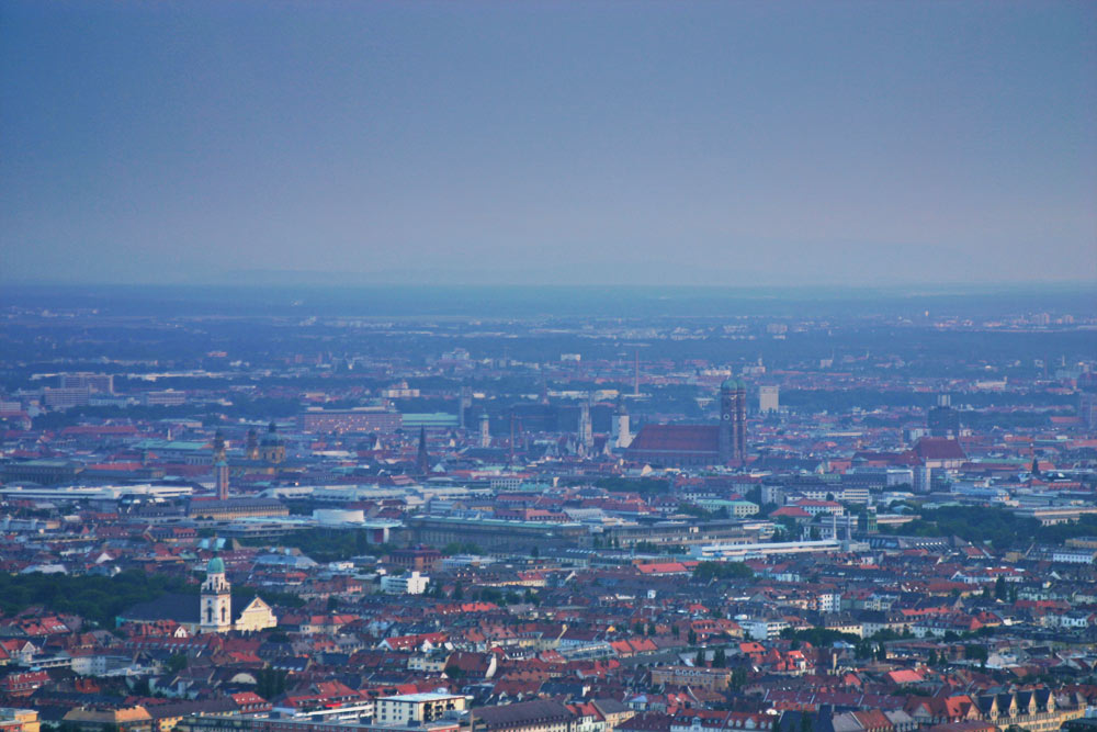 Münchener City vom Olympiaturm