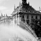 Münchener Stachus mit Brunnen