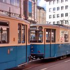 Münchener Trambahn Serie M mit Schiebetüren