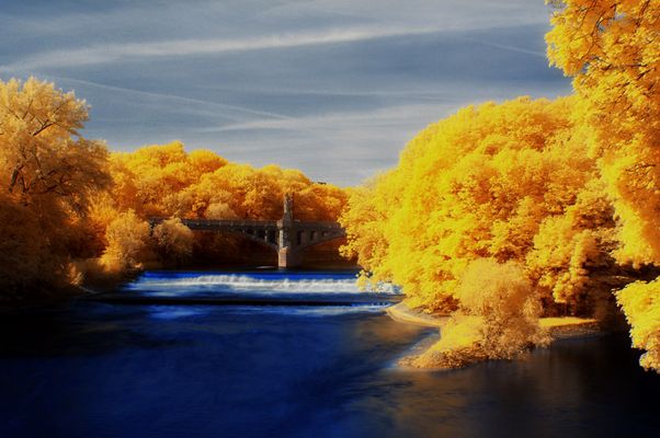 Münchner Fehlfarben (30) - Maximiliansbrücke