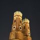 Mnchner Frauenkirche bei Nacht