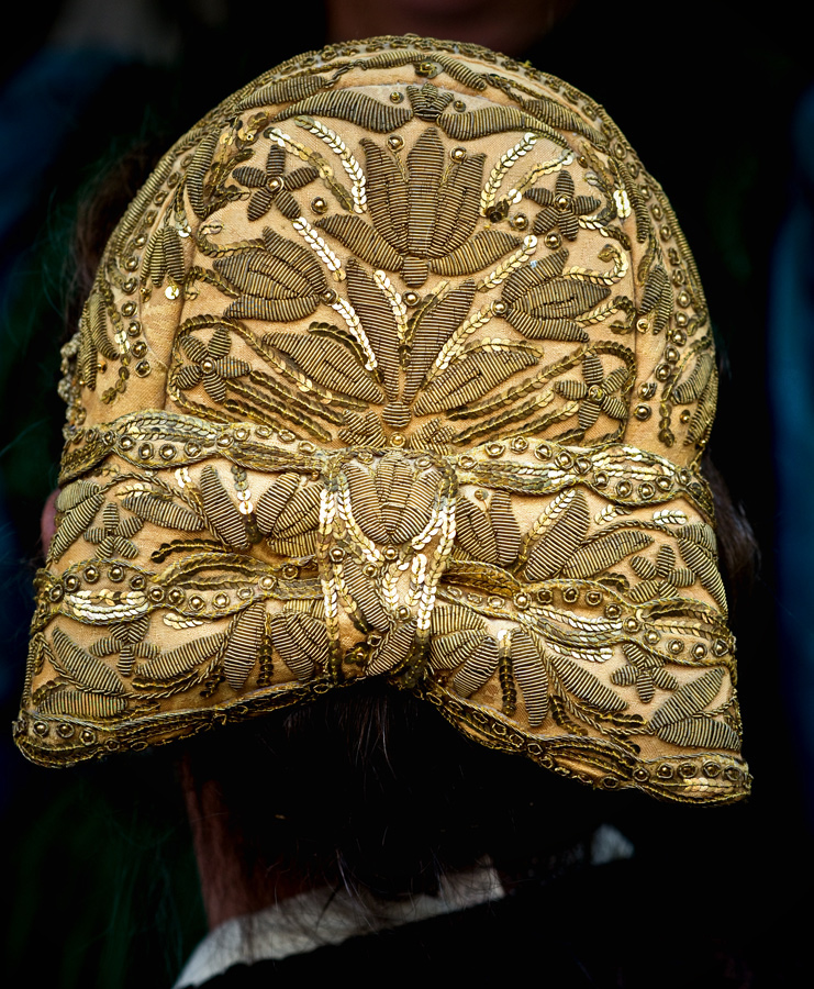 Münchner Haube (Rückansicht)