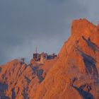 Münchner Haus (Zugspitze) im Abendrot