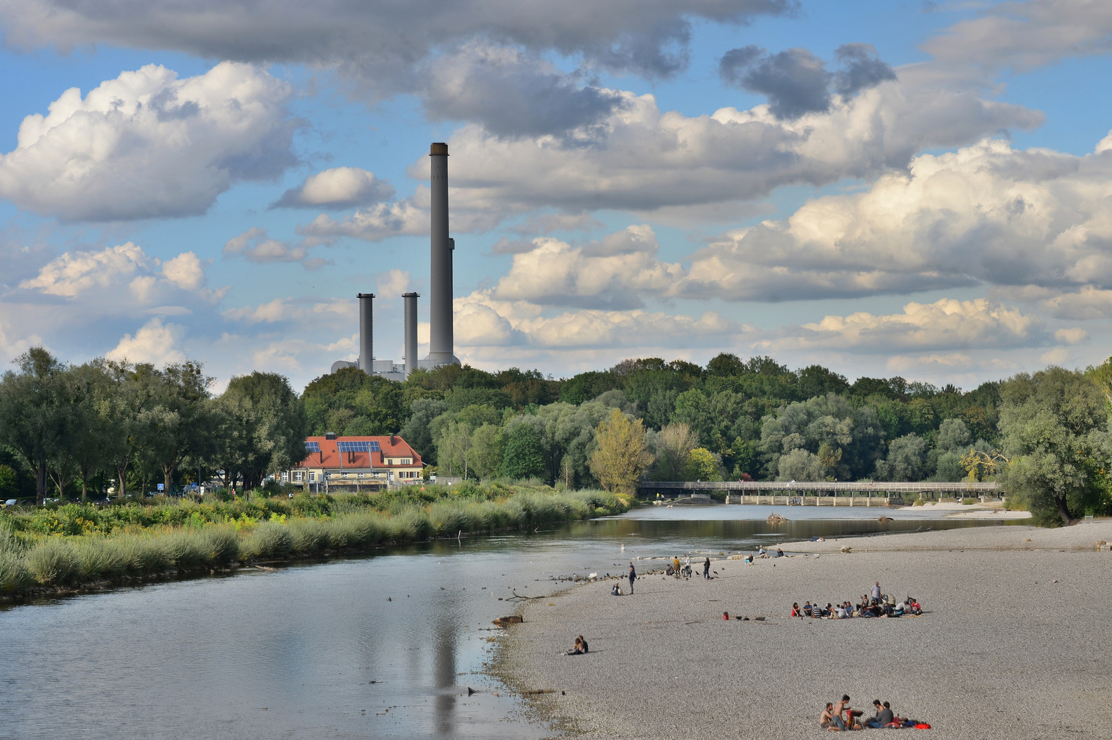 Münchner Isar  Aue heute