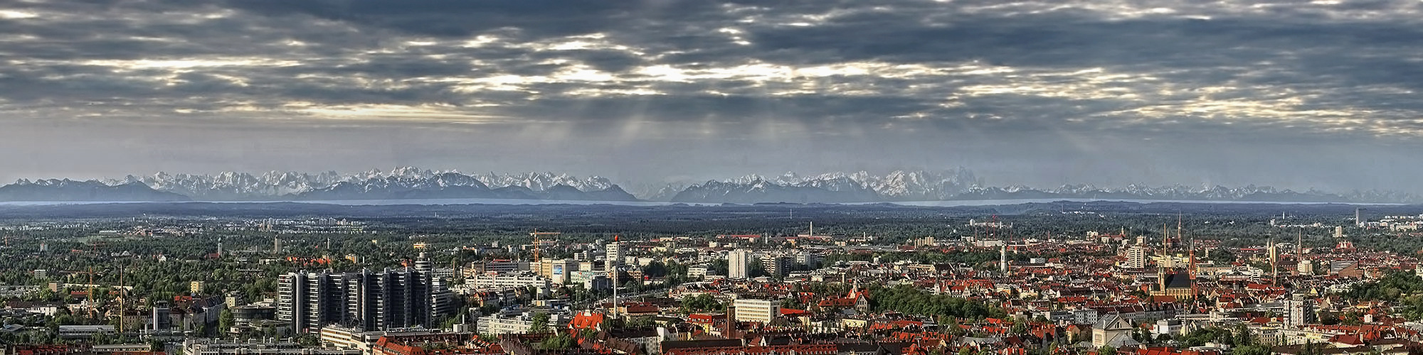 Münchner Panorama bearbeitet