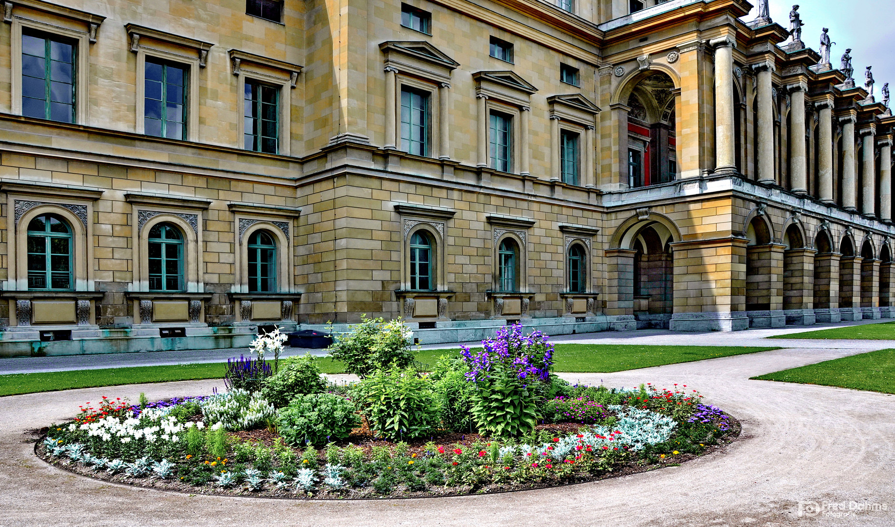 Münchner Residenz, Fassade zum Hofgarten