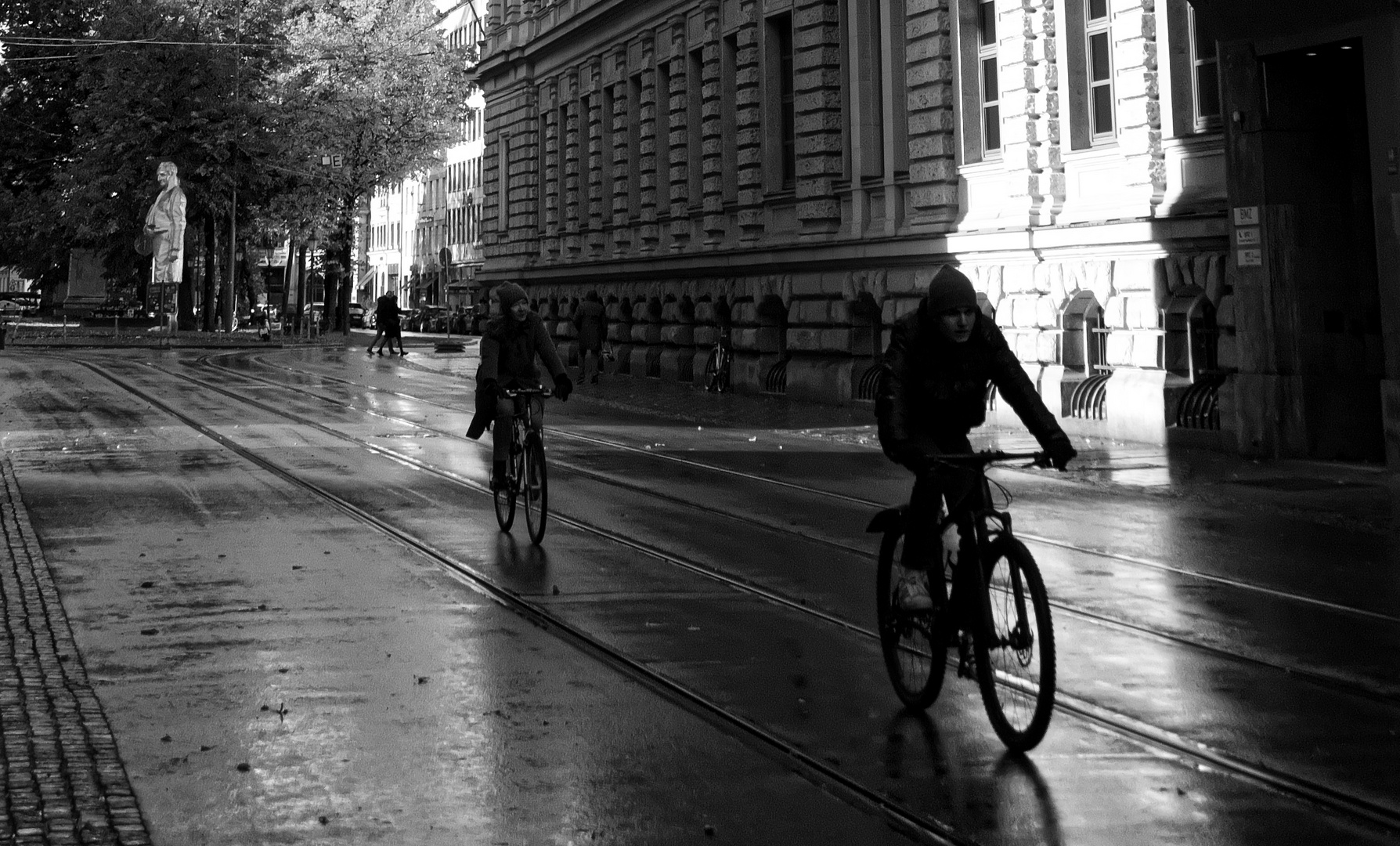 Münchner Straßen Szene