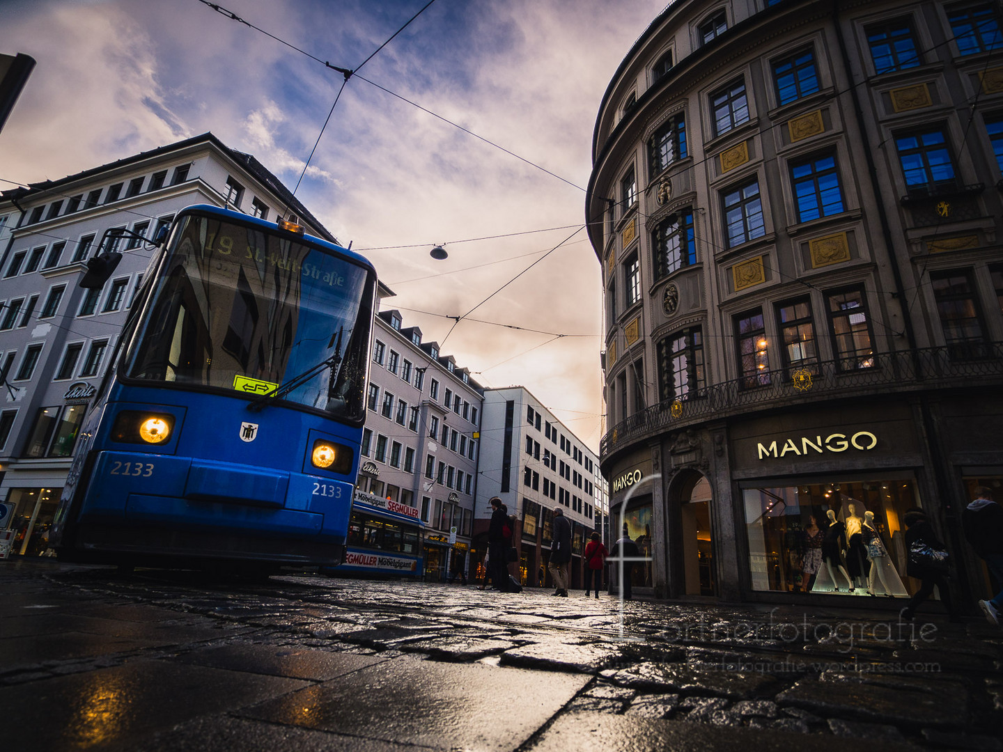 Münchner Tram ganz nah...