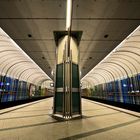 Münchner U Bahnhof bei Nacht,