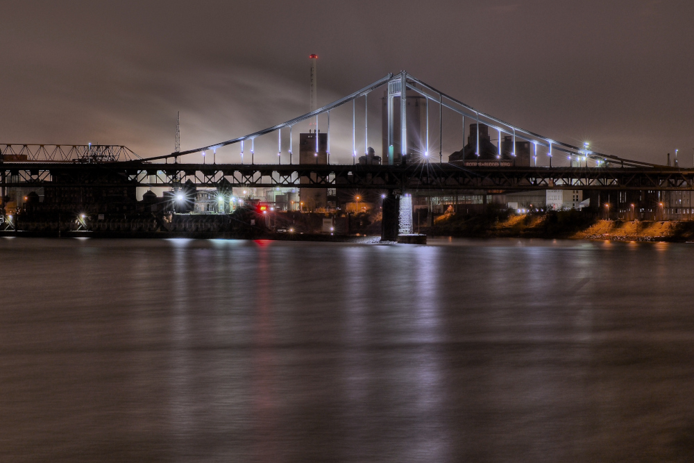 Mündelheimer Brücke in Krefeld