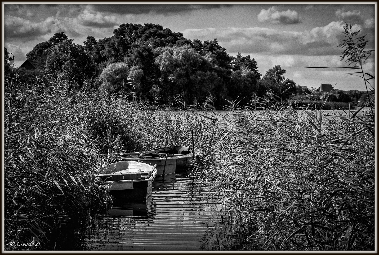 Mündesee im Land Brandenburg - ganz verschlafen