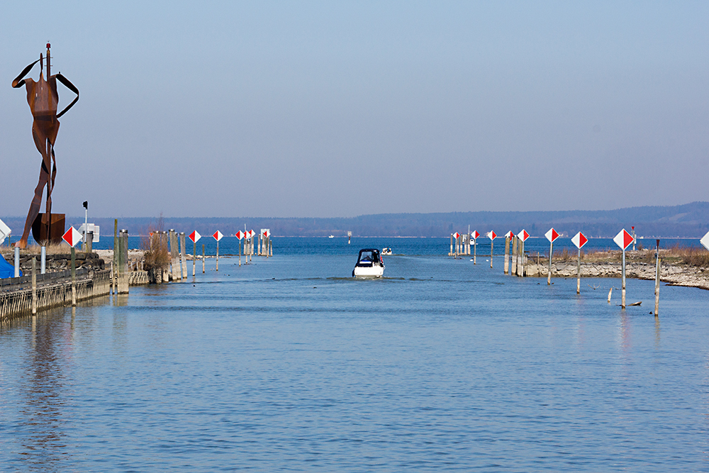 Mündung des Alten Rheins zum Bodensee