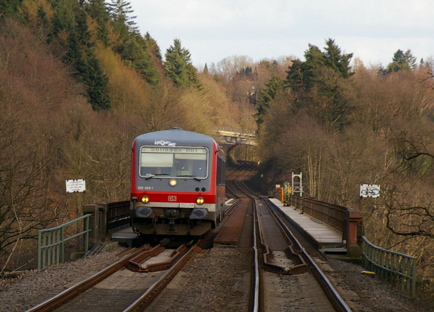 Müngsten Brücke von oben