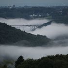Müngstener Brücke im nebel