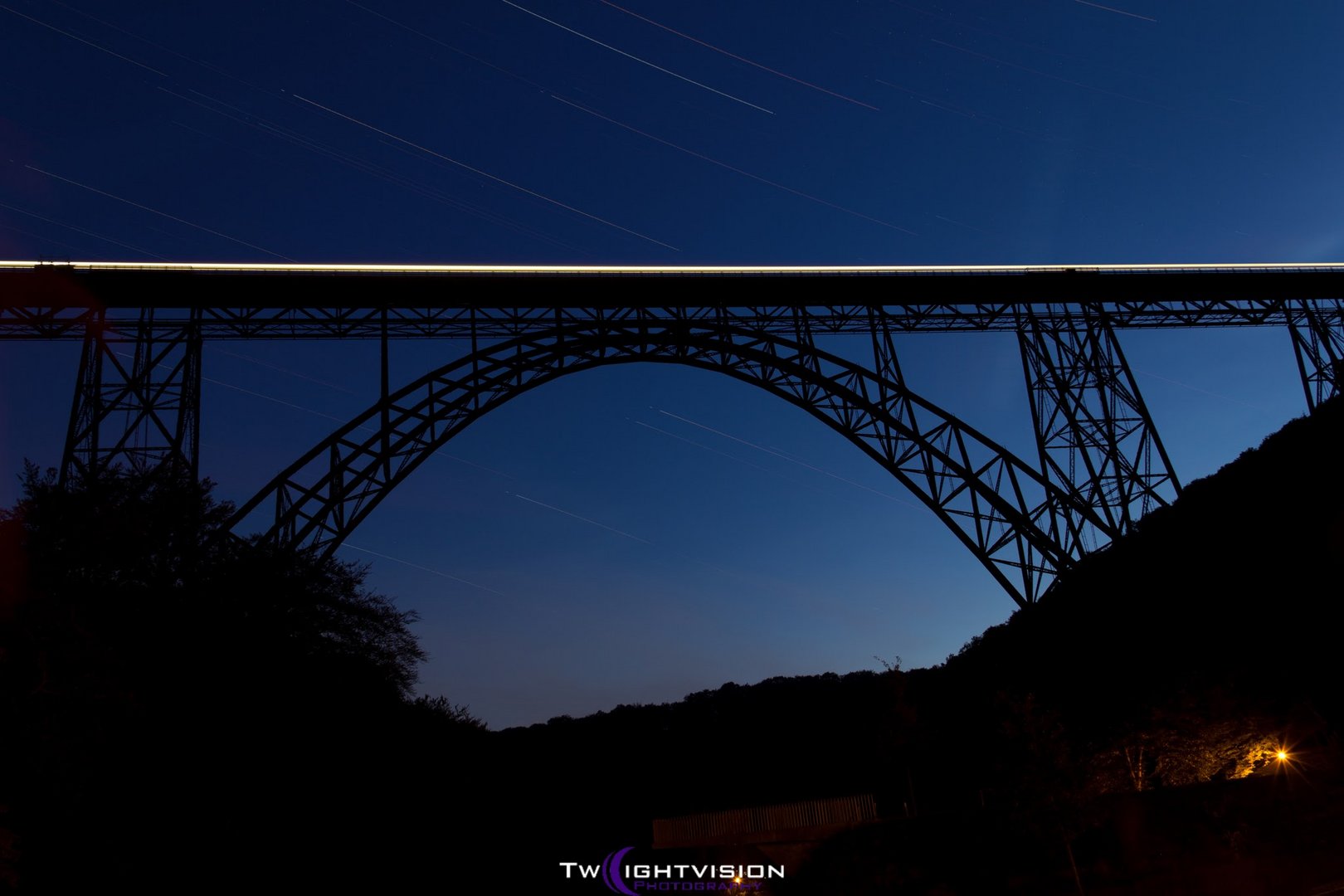 Müngstener Brücke Startrails