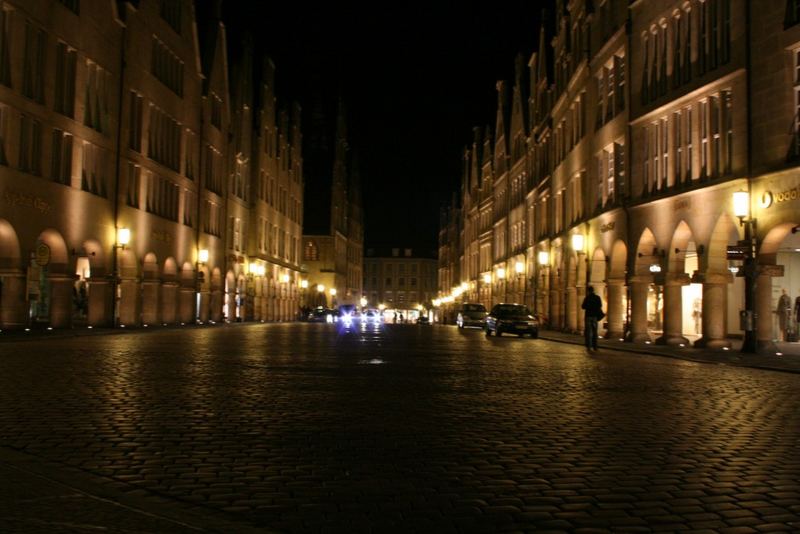 Münster at night