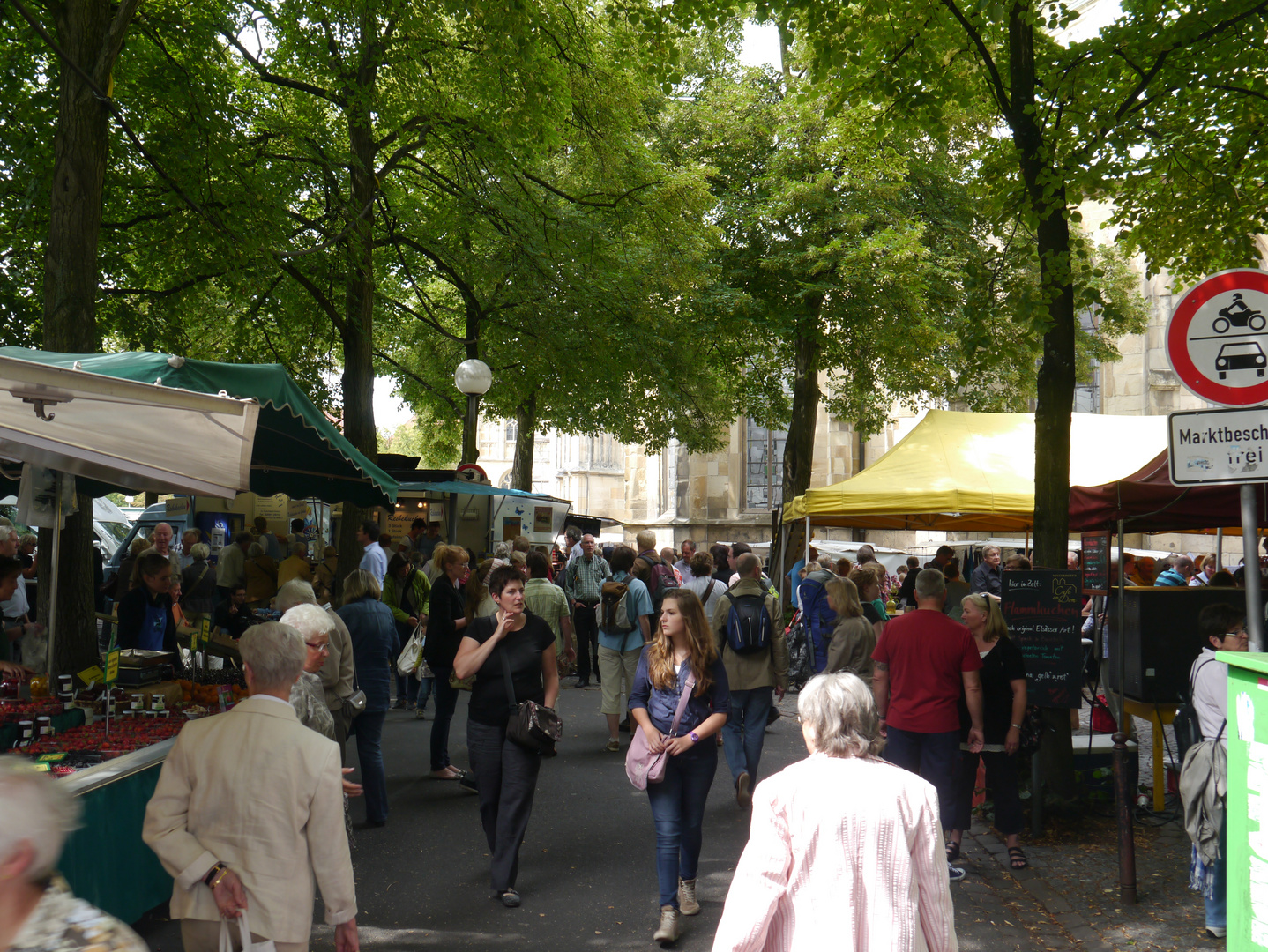 Münster, auf dem Wochenmarkt