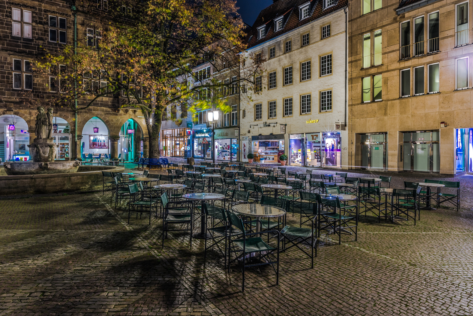 Münster bei Nacht 1