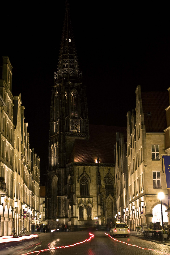 Münster bei Nacht