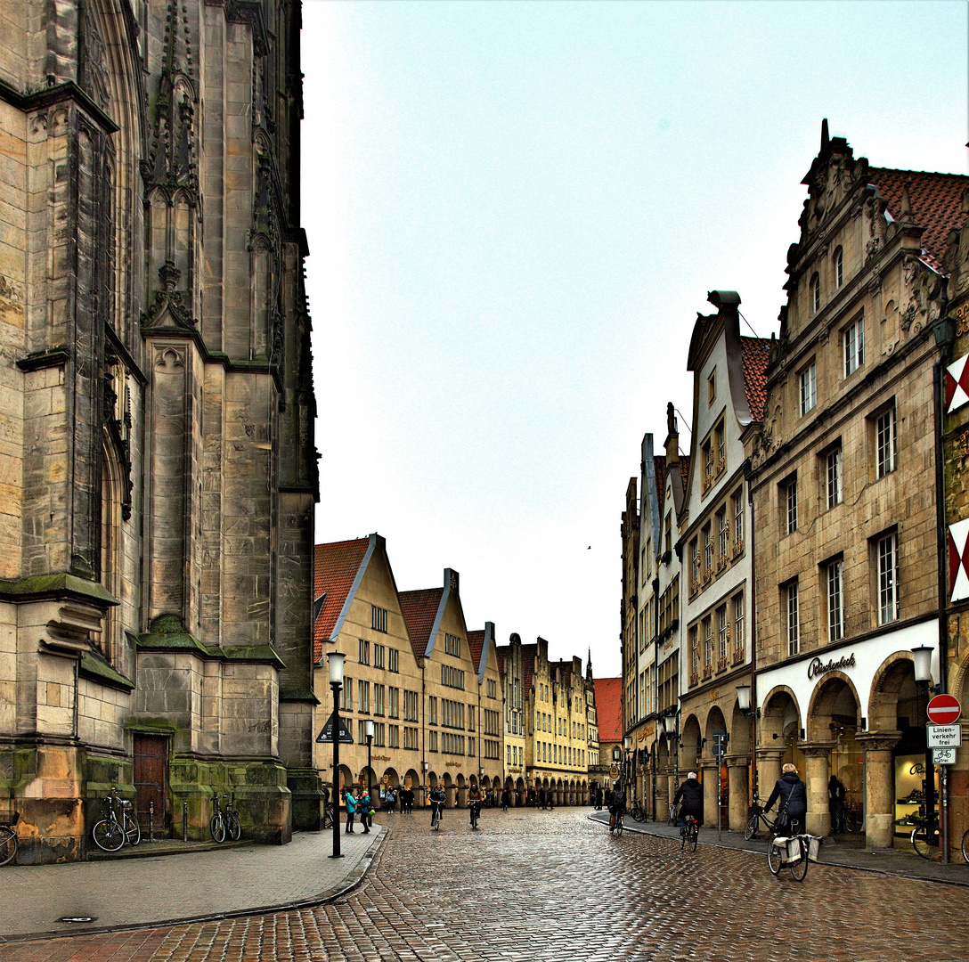 Münster bei nicht so schönem Wetter