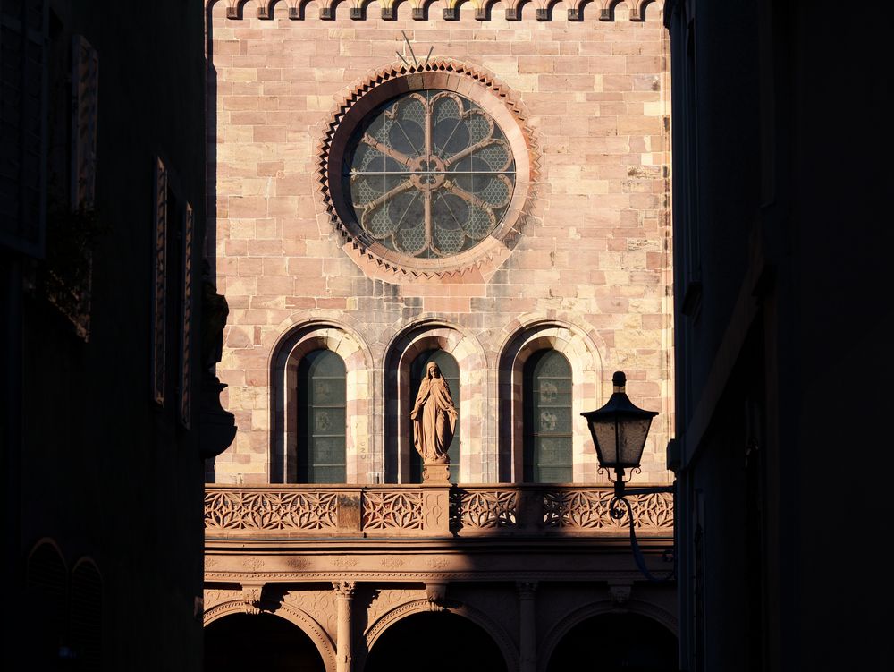 Münster-Blick als 'Tunnel'-Blick