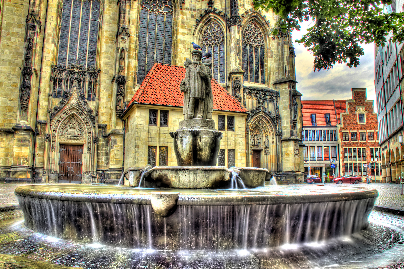 Münster - Brunnen Lambertikirche