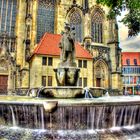 Münster - Brunnen Lambertikirche