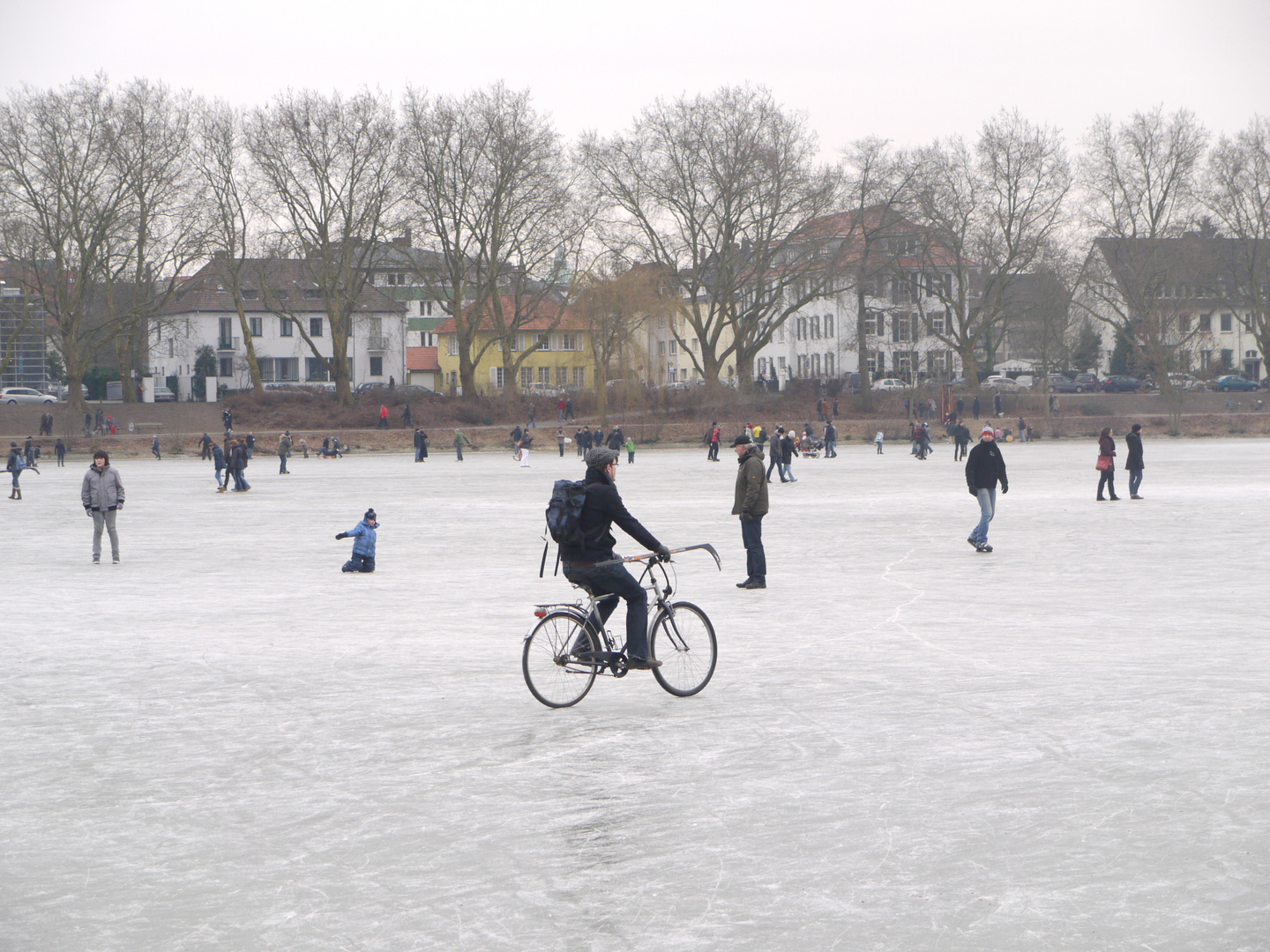 Münster: Das Fahrrad als Allzweckfortbewegungsmittel