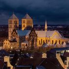 Münster, der Dom zur blauen Stunde