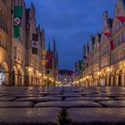 Münster, der Prinzipalmarkt zur blauen Stunde