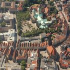 Münster - Dom und Prinzipalmarkt aus der Luft