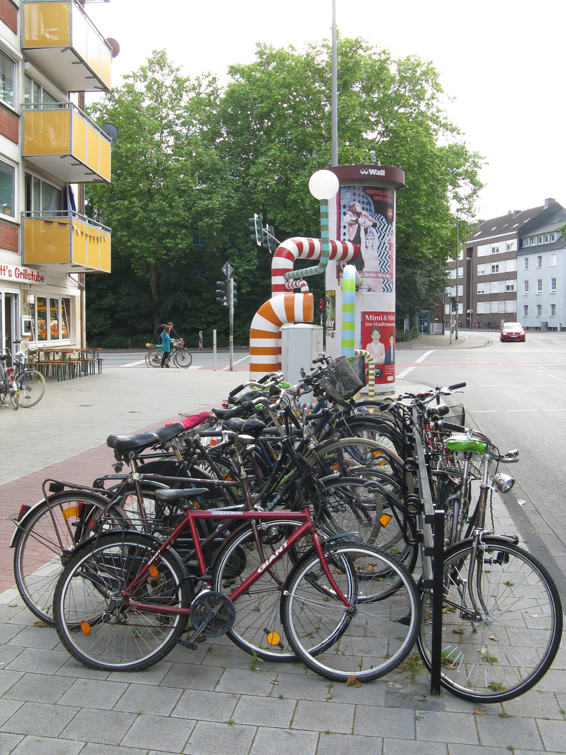 Münster + Fahrräder + Tobias Rehberger