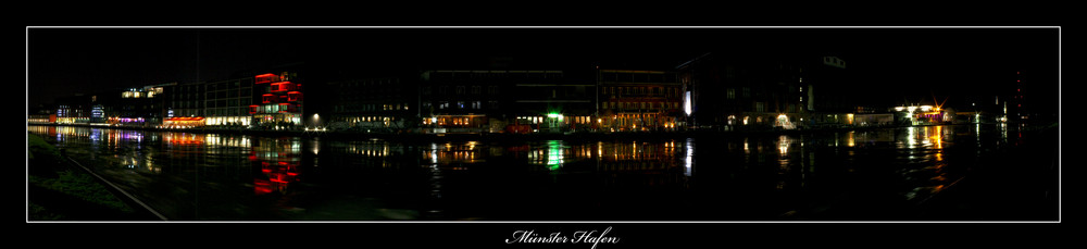 Münster Hafen bei Nacht!!