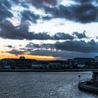 Münster Hafen, Sonnenuntergang