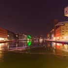 Münster im Schnee - Hafen bei Nacht